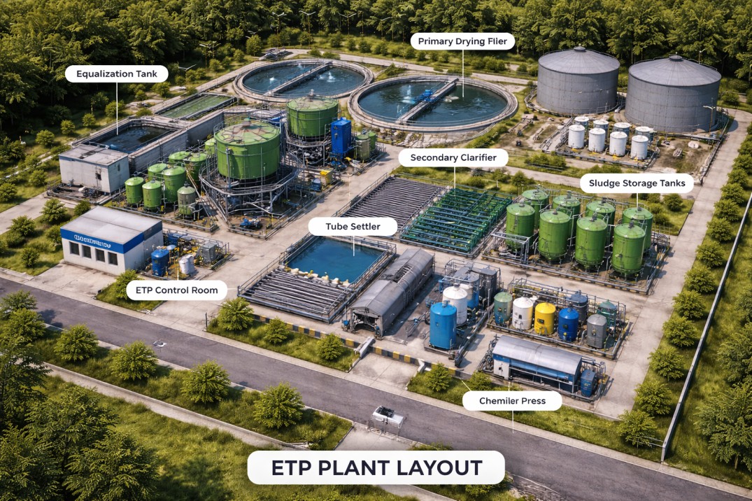 Integrated ETP — Textile park — Western India